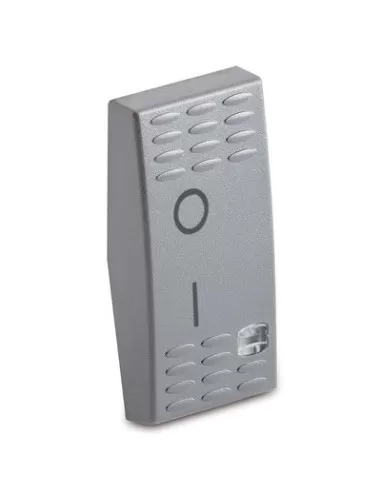 Master 33611 steel copritasto interruttore bipolare illuminabile