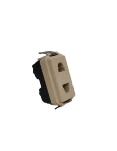 Vimar 08192 2P 15A Prise USA/UE pour fiches de 4,8 mm