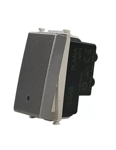 Vimar 14013.SL 1P 16Ax Silver Inverter Plana Series