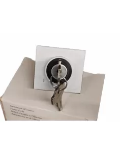 Interrupteur à clé rotatif Ave 45401k1-gr o-i na contact 10a 2mod