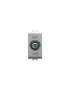 Gewiss toma tv//sat 1 mod pass-through 5db connet f-hembra titanio chorus serie gw14372