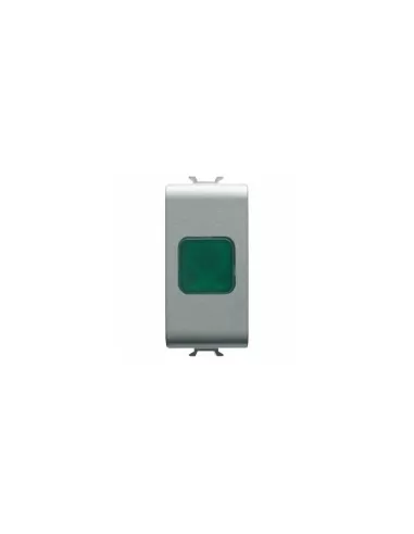 Gewiss luz de advertencia verde 1 mod titanio serie chorus gw14622