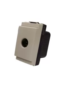 Vimar 16323.B Durchgangs-Koaxial-TV-Steckdose 75 H Weiß Serie Vimar Idea