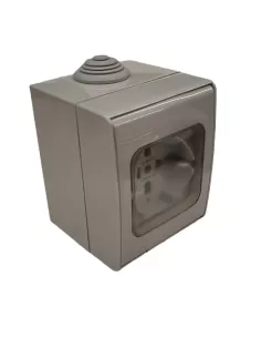 Vimar 12335 Vimar 2P T 16A Universal Ip55 socket 2