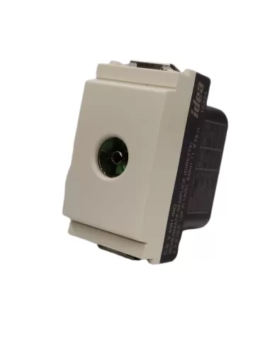 Prise TV satellite Vimar Idea 16324.B blanche