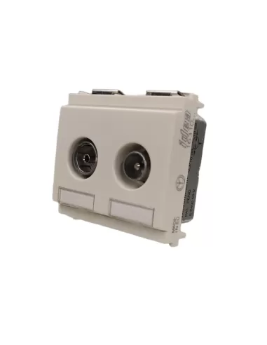 Vimar 16310.10.B Prise TV Pas 10 dB 2 sorties B