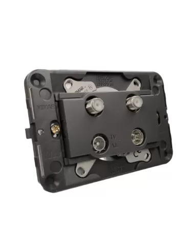 Prise 4 prises Vimar Idea 16329.V02 Grise