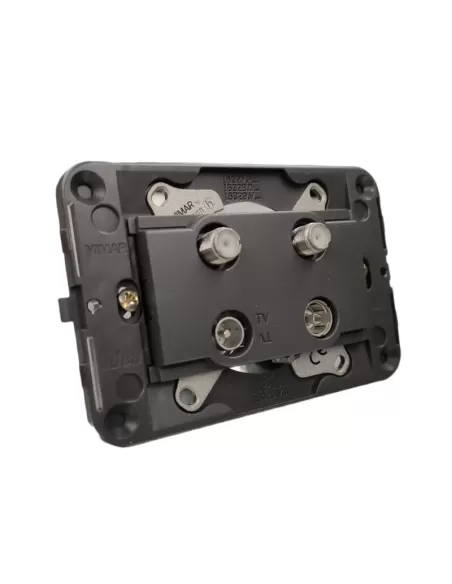 Vimar Idea 16329.V02 4-Outlet Socket Grey