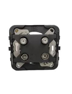 Vimar 17059.V02 4-Outlet Socket, Grey, 2 Reduced Modules, compatible only with 2-module supports