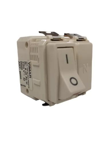 Vimar 08050 Interrupteur thermique magnétique 2P 1 Prot 5A 220V 3Ka