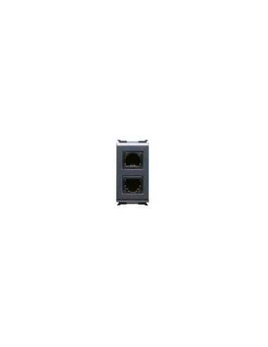 Gewiss gw30262 conector telefónico doble rj11