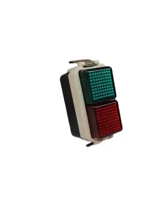 Vimar 08296/Rv Double voyant lumineux 12:220V 1 diffuseur rouge et 1 vert sans ampoules