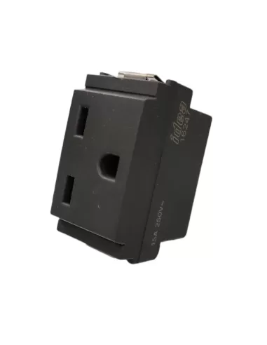 Vimar 16247 2P T 15A Prise américaine grise