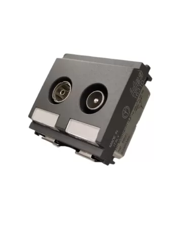 Vimar 16310.15 Prise TV Pas 15Db 2 Sorties Idea G