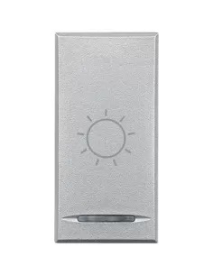 Bticino hc4915ba cache clé axolute 1 module symbole lumineux gris clair