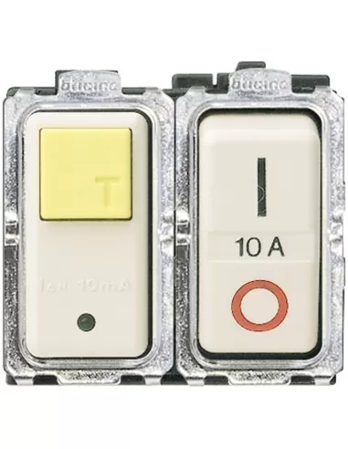Disjoncteur différentiel Bticino 5246s magic 1p n 6a 1,5ka