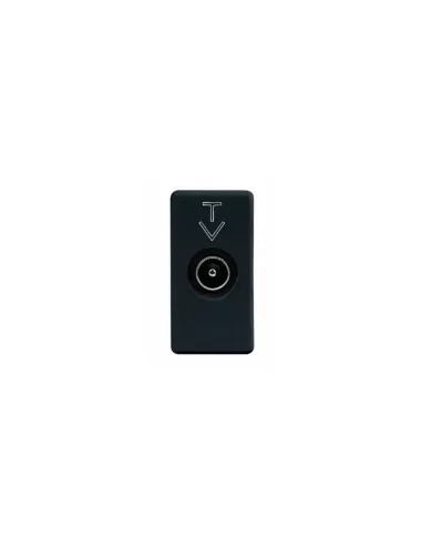 Gewiss gw21382 presa tv pass att 10db c m 9,5mm sy//bk
