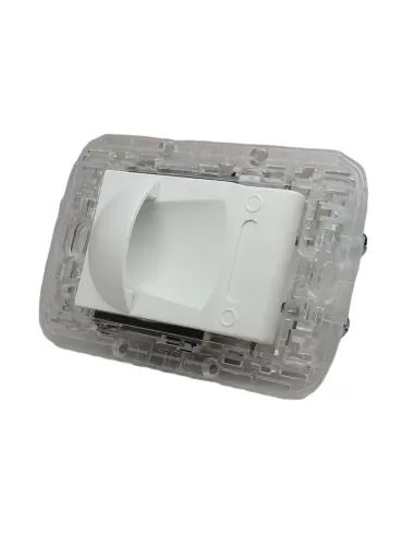 Sach ta6013bvescu white suction socket for central vacuum cleaner comp vimar eikon