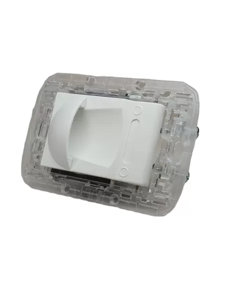 Prise d'aspiration blanche Sach ta6013bvescu pour aspirateur central comp vimar eikon