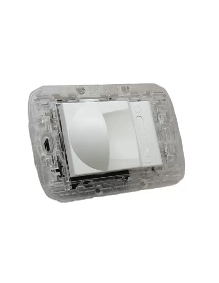 Prise d'aspiration blanche Sach ta6013bvescu pour aspirateur central comp vimar eikon