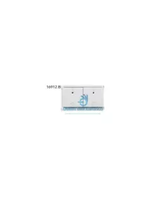 Vimar 16912.B Double White Switch For Bcu idea