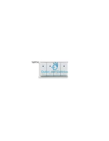 Vimar 16914 Gray Quadruple Switch For Bcu idea