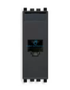 Vimar 20338.4 RJ45-Verstärker/Tyco Cat5e FTP-Buchse grau