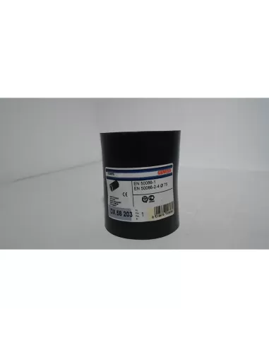 Manguito de unión Gewiss para conducto de cables d 75 dx58203