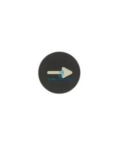 Bouchon noir Eaton M22-xd-s-x7 avec flèche pour bouton plat 2