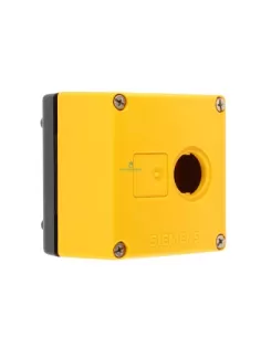 Panneau de bouton d'urgence Siemens 3SB38010AB3, 1 trou, pour 3SB3 métrique
