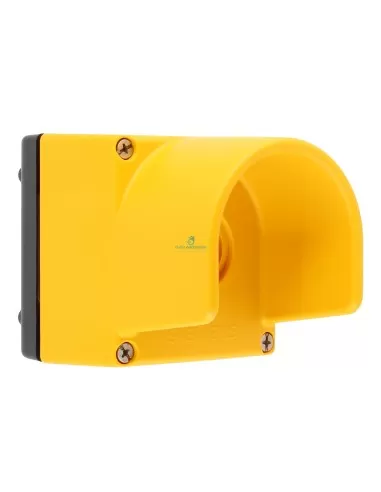 Panneau de boutons-poussoirs jaune Siemens 3SB38010AD3, 1 trou M20 avec protection des boutons