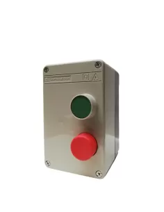 Panneau de commande à boutons-poussoirs Schneider LE1EE035Q avec 2 boutons marche/arrêt