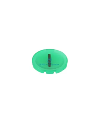 Capuchon de bouton-poussoir plat vert lumineux Eaton M22-xdl-g-x1