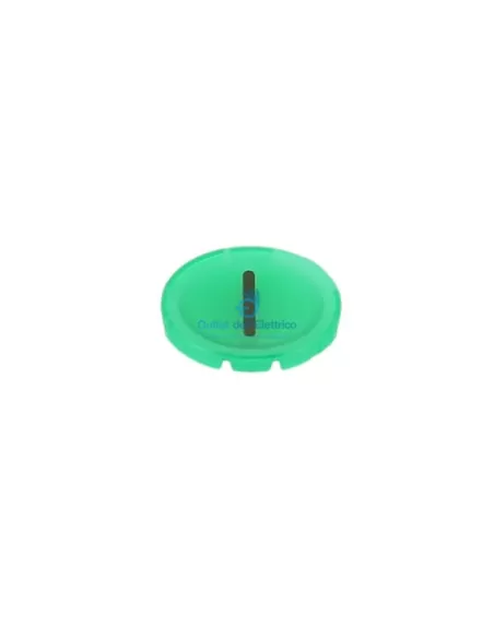 Capuchon de bouton-poussoir plat vert lumineux Eaton M22-xdl-g-x1