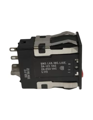 Interrupteur lumineux rouge Honeywell aml26fbb2aa01rx 3a 250vac sans couvercle de touche (8131)