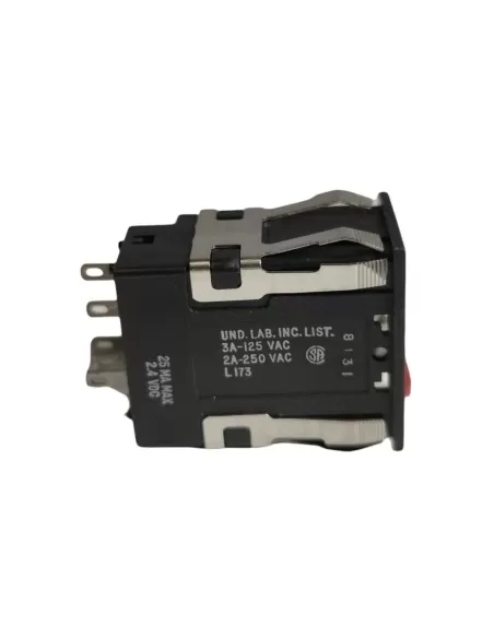 Interrupteur lumineux rouge Honeywell aml26fbb2aa01rx 3a 250vac sans couvercle de touche (8131)