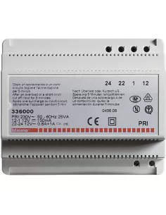 Bticino 336000 analog audio power supply