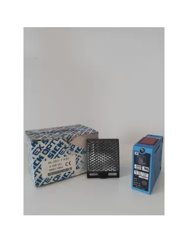 Cellule photoélectrique réflexe Sick 24 Vcc 14 m avec réflecteur