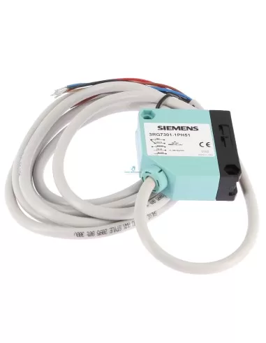 Siemens 3rg73011ph51 retroreflective photocell sn 4mt 50x50x18mm 15-264vac/dc with cable