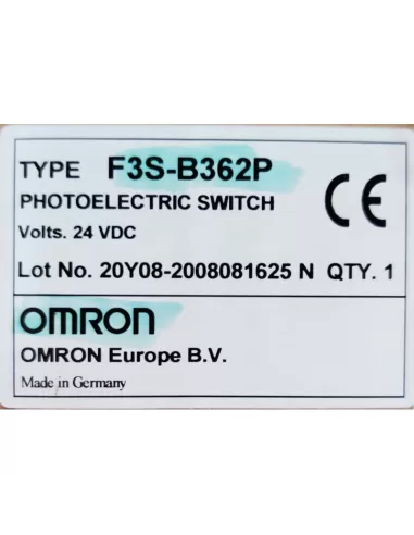 Omron f3sb362pbyomg-12 safety-barr ris30mm f3sb362p 900mm
