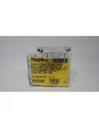 Hager mz520 contatti ausiliari 1na 1nc mz520