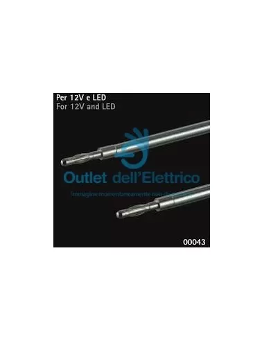 Point métallique 00043 Paire de joints linéaires avec conducteurs chromés