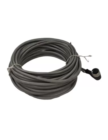 Conector de esquina M12 con cable moldcon de 10 m