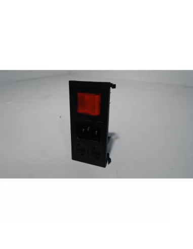 Bulgin IEC C14 Male Connector Straight 10A 250VAC BZV03//Z0000//06