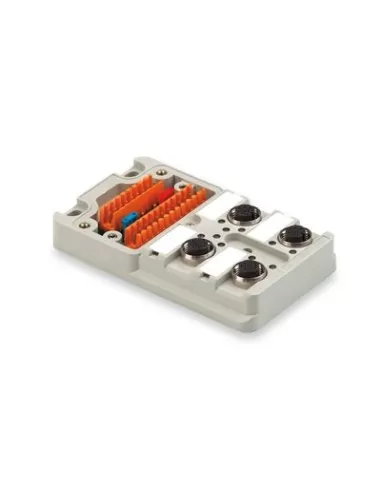 Weidmuller 1705921000 sai-4-mb 4p m12 ut passive interfaces for sensors and actuators, m12, version with cap,