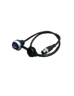 Câble USB vers M12 MSDD 05194-1 00, 0,6 m, 4000-73001-0150000