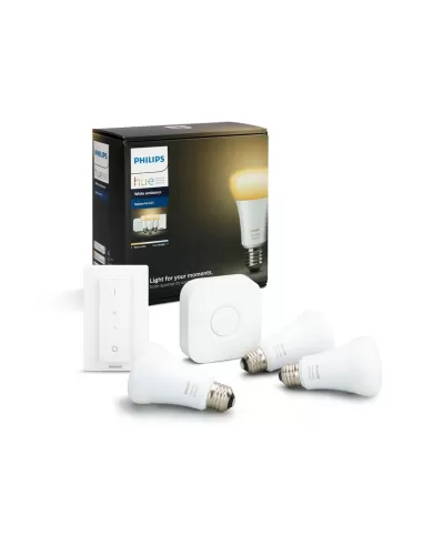 Kit de démarrage Philips Hue White Ambiance Bridge Dim 72892500