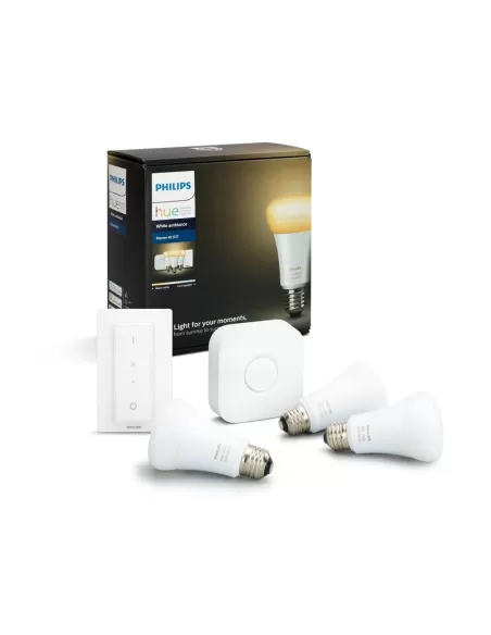 Kit de démarrage Philips Hue White Ambiance Bridge Dim 72892500