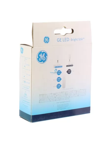 Ge Lighting 93047281 Led 7/stik/830/100-240/e14/f lampada led tubolare e14 7w 3000°k (box 3 pcs)