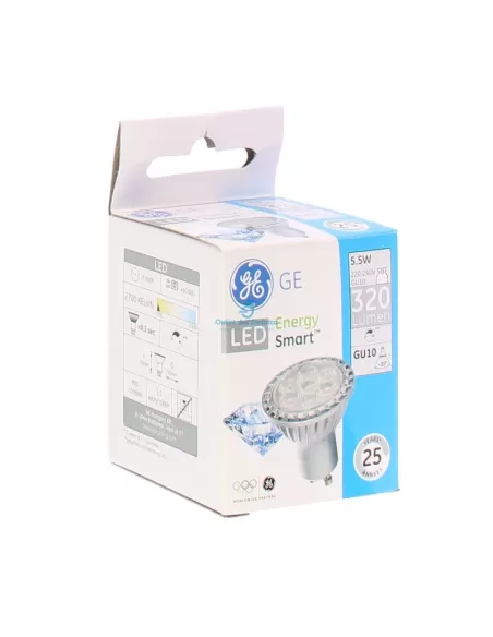 Ge Lighting 85848 Led5.5d/gu10/827/220-240v/35/bx lampe led gu10 5.5w 2700°k